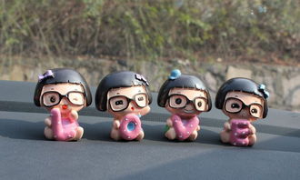 倾心守护 萌趣相伴——厂家直销Love菜菜情侣玩偶汽车摆件