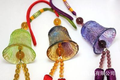 春秋实体工厂直销 福牛宝宝琥珀色正品脱蜡琉璃汽车饰品