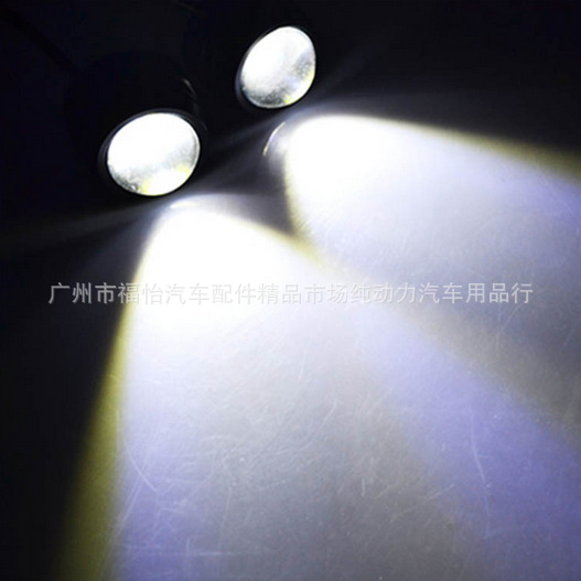 【直销超薄 鹰眼灯 流氓倒车灯 led倒车灯 超亮 日行灯 日间行车灯】价格,厂家,图片,大灯、前照灯,广州市福怡汽车配件精品市场纯动力汽车用品行-